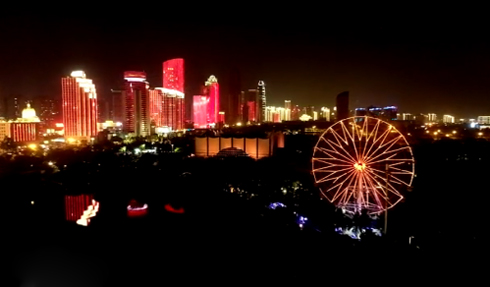 椰視頻 | 瞰海南：祝福祖國(guó)！絕美的?？谝咕?你怎能不先睹為快